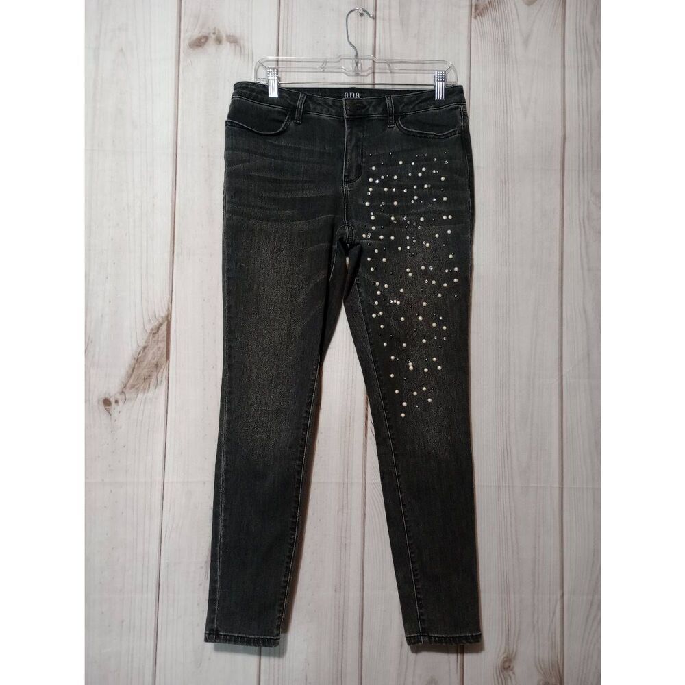 A n.a Jeggingsā Ladiesā10 Black Beaded Cute Goth